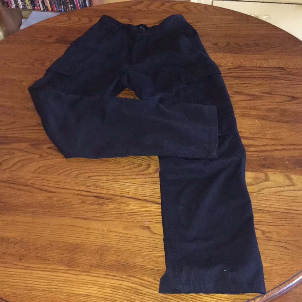 Black cargo pants